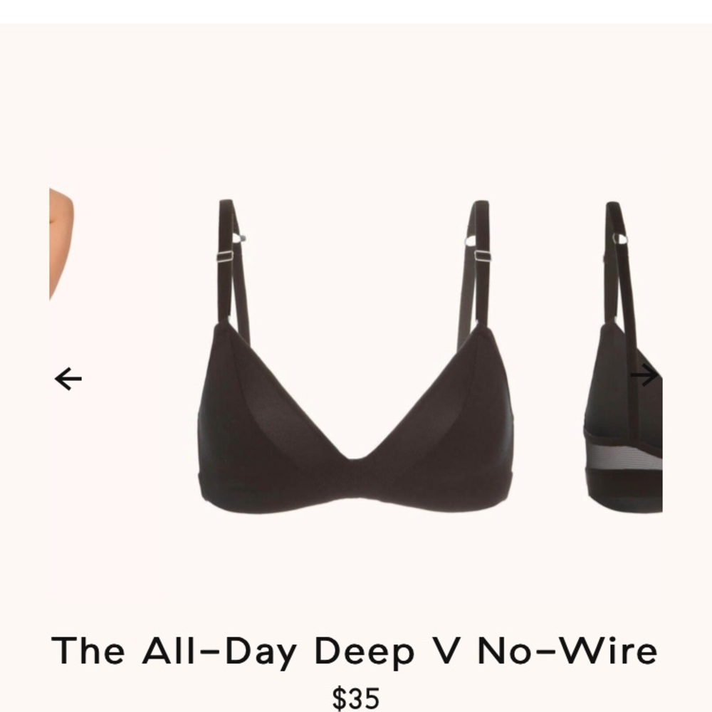 *NWOT* Lively Deep V No-Wire Bra
